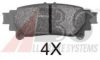 LEXUS 0446648140 Brake Pad Set, disc brake